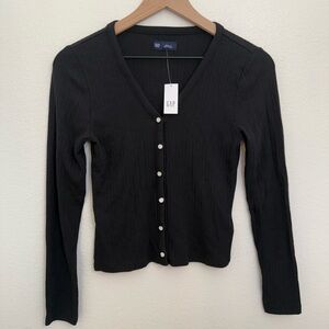 NEW Gap Ribbed Cardigan Small Petite *flaw